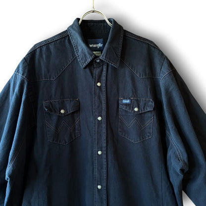 One-of-a-Kind Black Dyed Denim Shirt Dress | Japanese Reworked Denim Dress | zivun