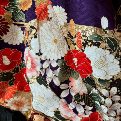 zivun by Nao Reconstructed Furisode MA-1 Jacket | Asymmetrical | Unisex | One-of-a-Kind | OLD FLIP