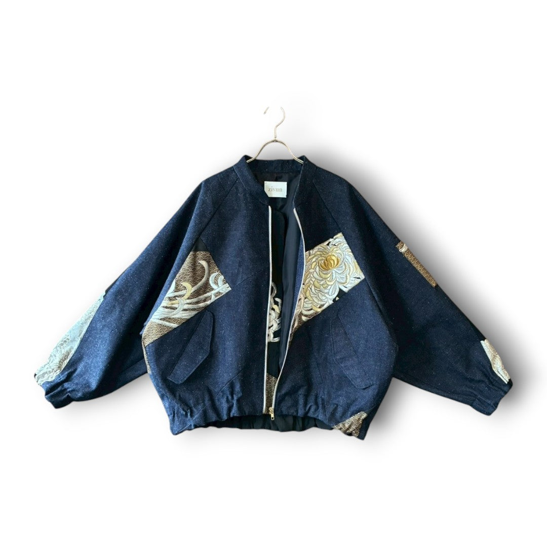 zivun Kurotomesode Remake MA-1 Jacket Unisex One-of-a-Kind – OLD FLIP