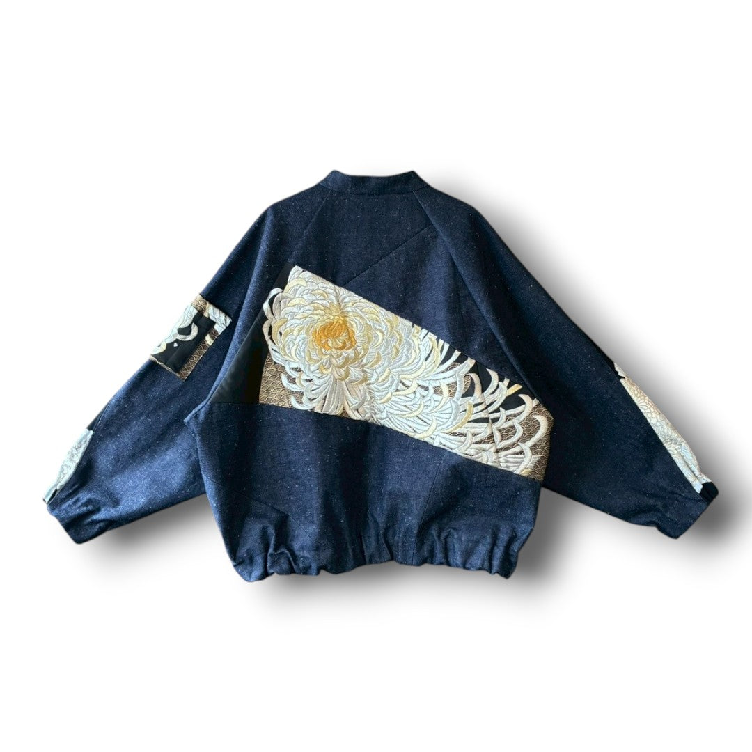 zivun Kurotomesode Remake MA-1 Jacket Unisex One-of-a-Kind – OLD FLIP