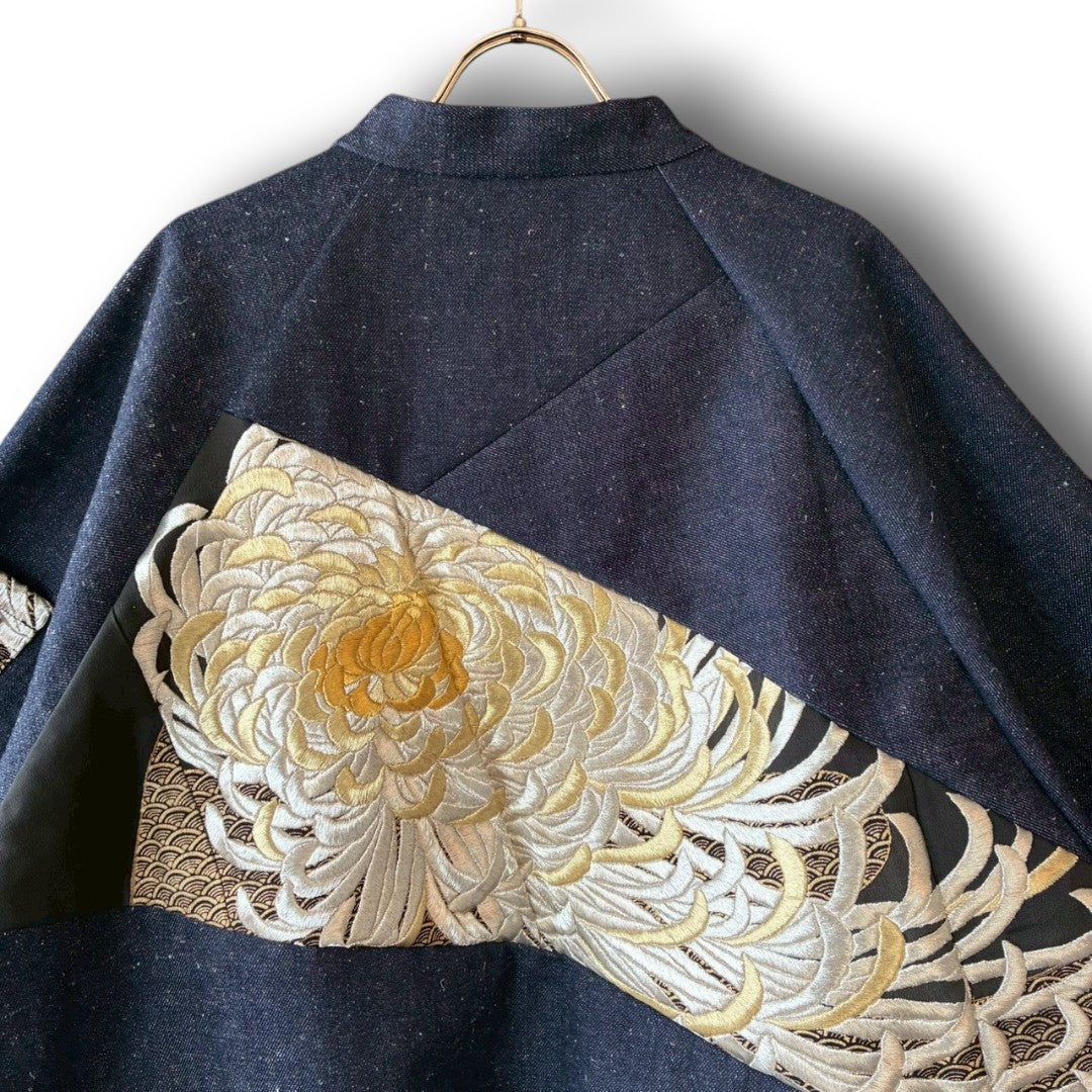 zivun Kurotomesode Remake MA-1 Jacket Unisex One-of-a-Kind – OLD FLIP