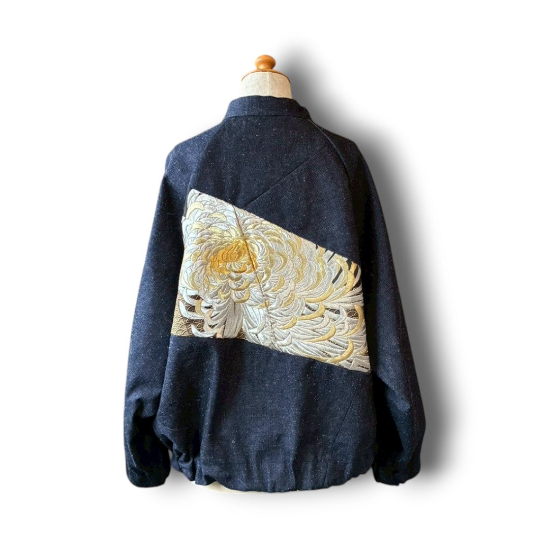 zivun Kurotomesode Remake MA-1 Jacket Unisex One-of-a-Kind – OLD FLIP