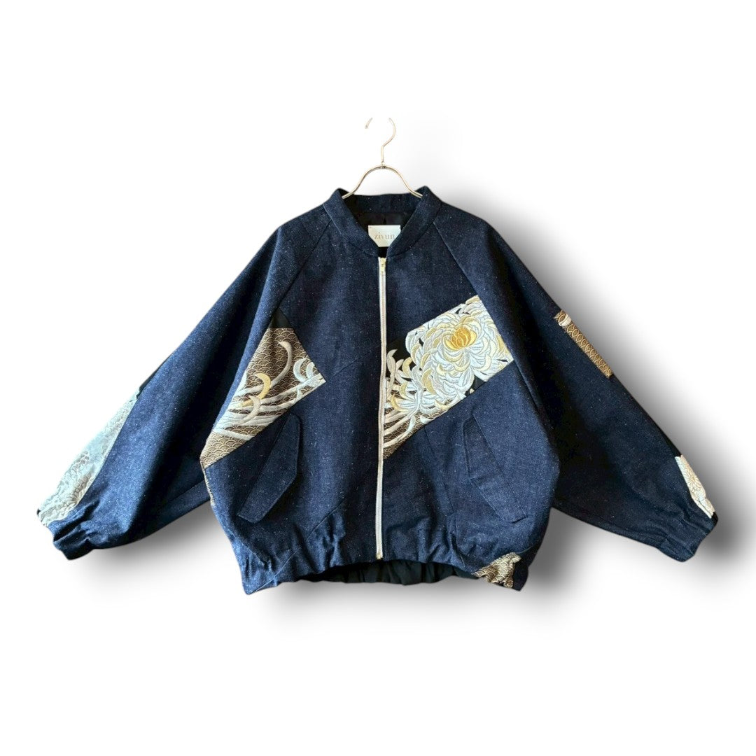 UNRAVEL PROJECT DESTROY MA-1 punk よしお様 zivun Kurotomesode Remake MA-1 Jacket Unisex One-of-a-Kind – OLD FLIP