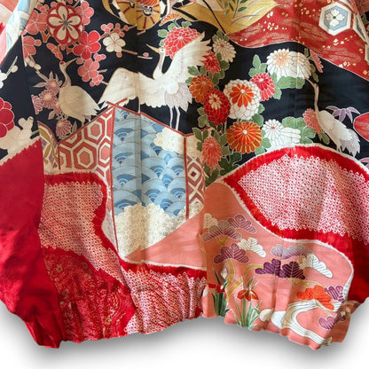 Furisode Reconstructed MA-1 Jacket One-of-a-kind Unisex zivun