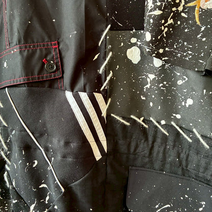 Zivun Kimono-Mix Reconstructed Mods Coat One-of-a-Kind Unisex Japanese Outerwear