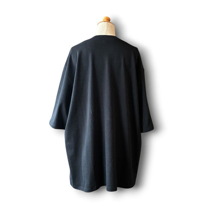 zivun Reconstructed Flower Patchwork T-Shirt | One-of-a-Kind Black Size 0 | OLD FLIP