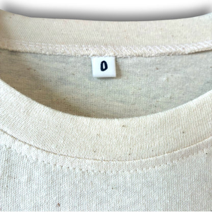 zivun Reconstructed Flower Patchwork T-Shirt | One-of-a-Kind Off White Size 0 | OLD FLIP