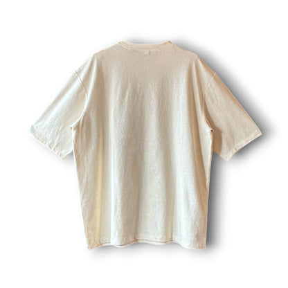 zivun Reconstructed Flower Patchwork T-Shirt | One-of-a-Kind Off White Size 0 | OLD FLIP