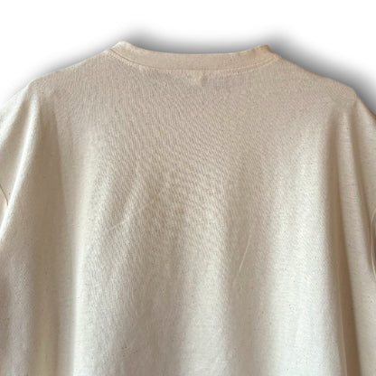 zivun Reconstructed Flower Patchwork T-Shirt | One-of-a-Kind Off White Size 0 | OLD FLIP