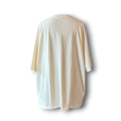 zivun Reconstructed Flower Patchwork T-Shirt | One-of-a-Kind Off White Size 0 | OLD FLIP