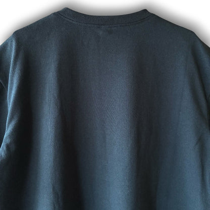 zivun Rebuild Kimono Flower T-Shirt | One-of-a-Kind Japanese Patchwork Tee Black | OLD FLIP