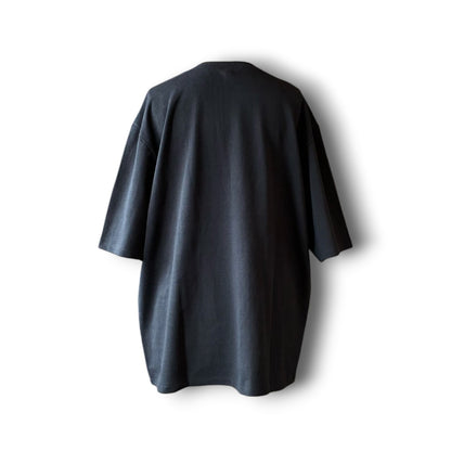 zivun Rebuild Kimono Flower T-Shirt | One-of-a-Kind Japanese Patchwork Tee Black | OLD FLIP