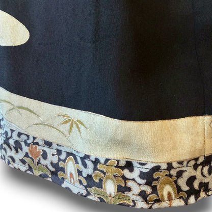 zivun by nao Reconstructed Kimono Easy Pants | Wide Silhouette | Unisex | One-of-a-Kind | OLD FLIP