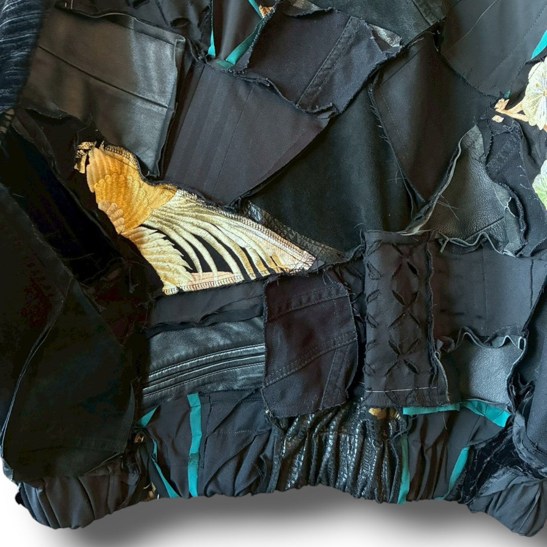 zivun Reconstructed Kimono Track Jacket | Wide Silhouette | Unisex | One-of-a-Kind | OLD FLIP