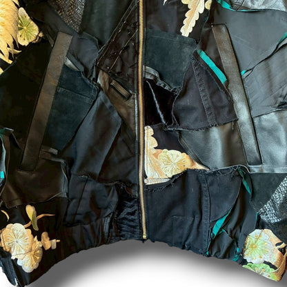 zivun Reconstructed Kimono Track Jacket | Wide Silhouette | Unisex | One-of-a-Kind | OLD FLIP