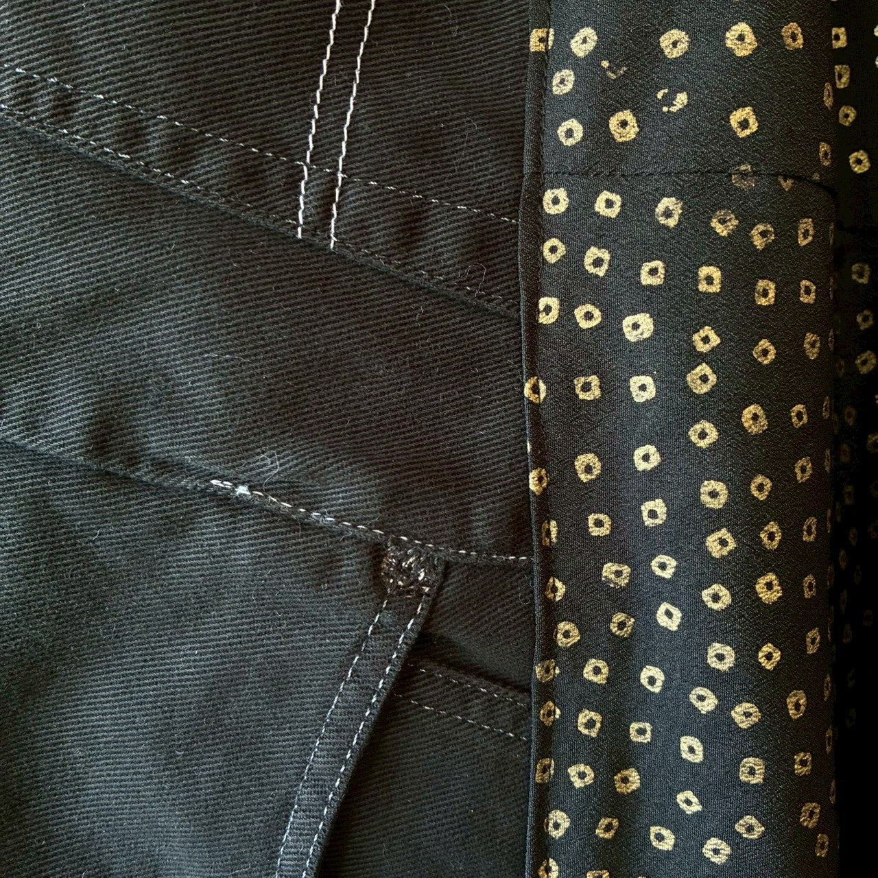 zivun by nao Reconstructed Kimono Easy Pants | Wide Silhouette | Unisex | One-of-a-Kind | OLD FLIP