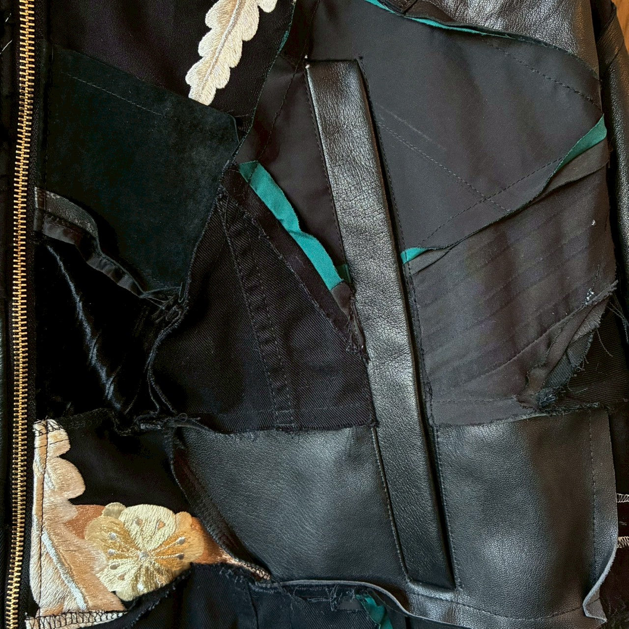 zivun Reconstructed Kimono Track Jacket | Wide Silhouette | Unisex | One-of-a-Kind | OLD FLIP