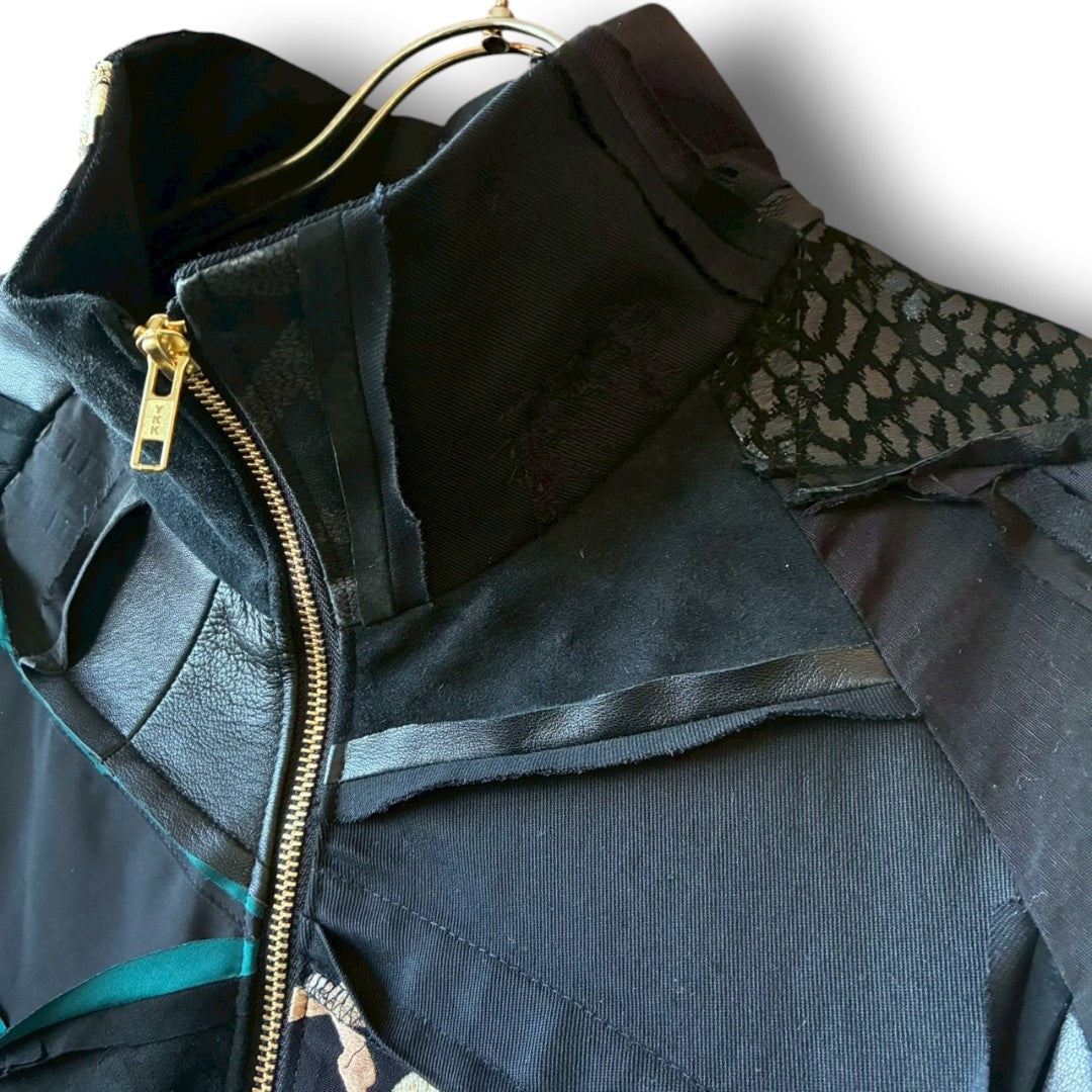 zivun Reconstructed Kimono Track Jacket | Wide Silhouette | Unisex | One-of-a-Kind | OLD FLIP