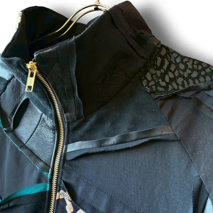 zivun Reconstructed Kimono Track Jacket | Wide Silhouette | Unisex | One-of-a-Kind | OLD FLIP
