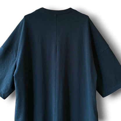 One-of-a-Kind Kurotomesode Patchwork Flower T-Shirt Dress | Japanese Kimono Remake Dress | zivun