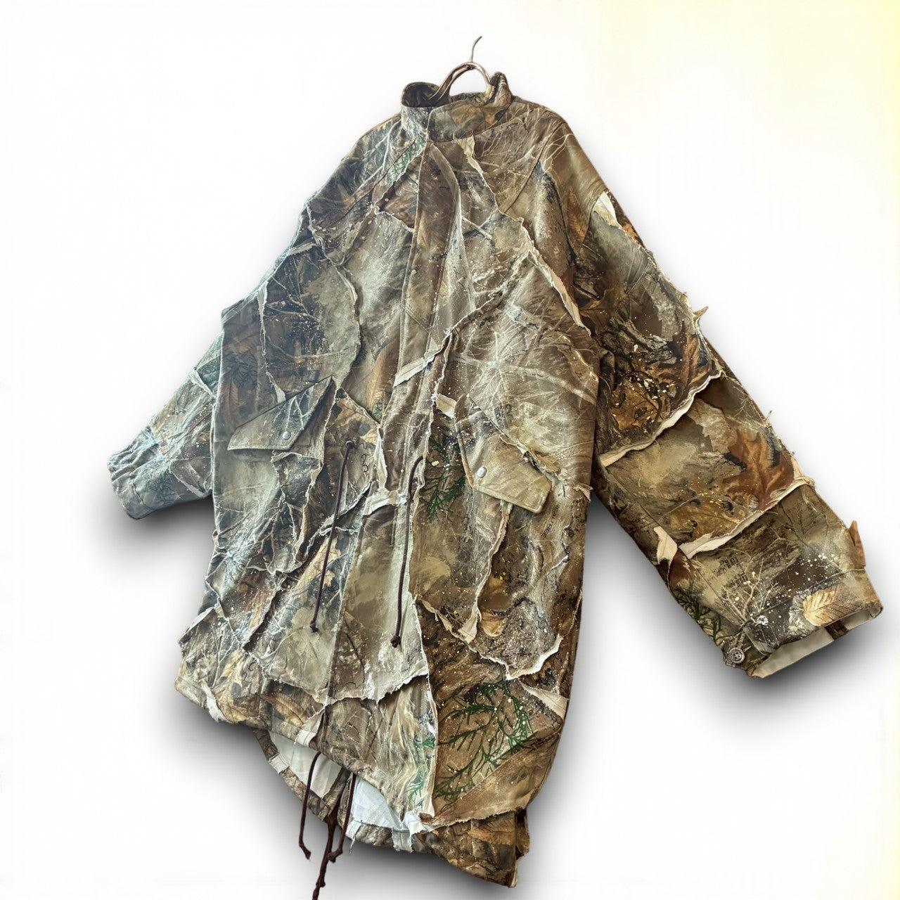 Reconstructed Camouflage Mods Coat - Vintage Military Art Piece [One-of-a-Kind]