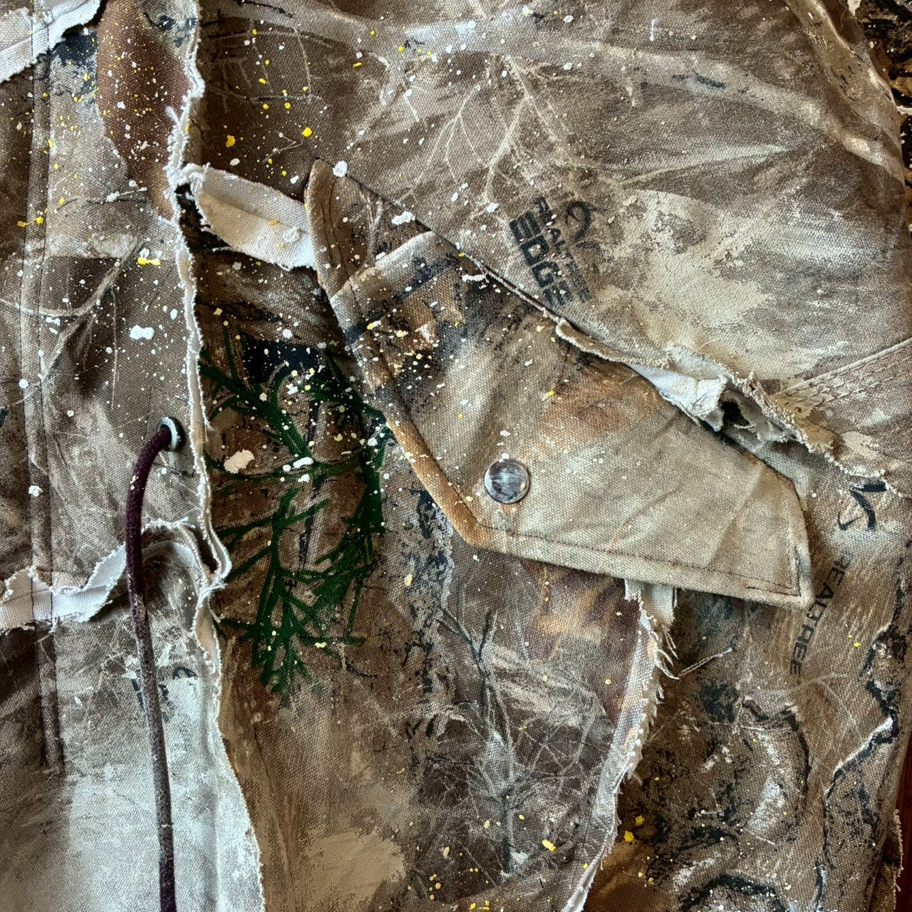 Reconstructed Camouflage Mods Coat - Vintage Military Art Piece [One-of-a-Kind]
