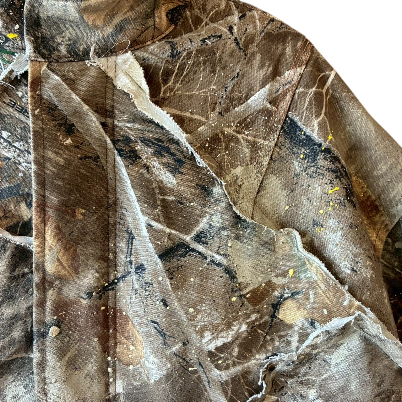 Reconstructed Camouflage Mods Coat - Vintage Military Art Piece [One-of-a-Kind]