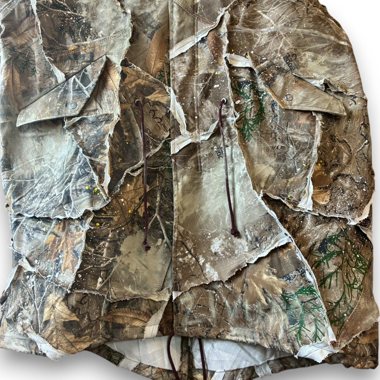 Reconstructed Camouflage Mods Coat - Vintage Military Art Piece [One-of-a-Kind]