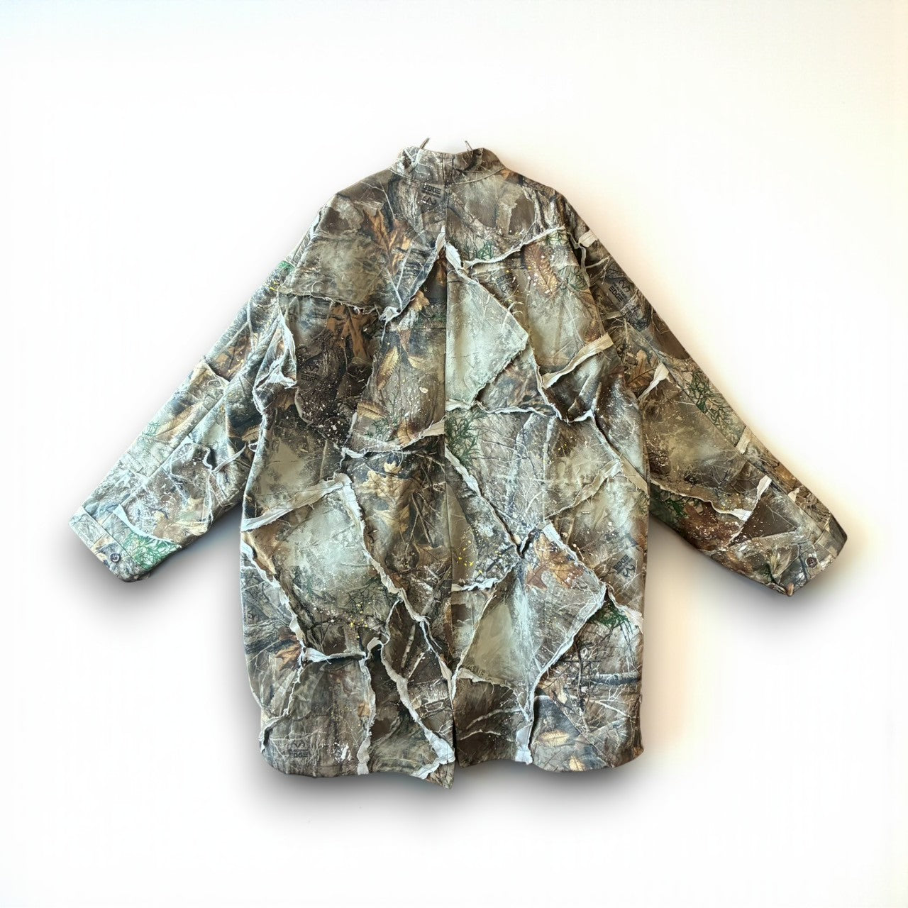 Reconstructed Camouflage Mods Coat - Vintage Military Art Piece [One-of-a-Kind]