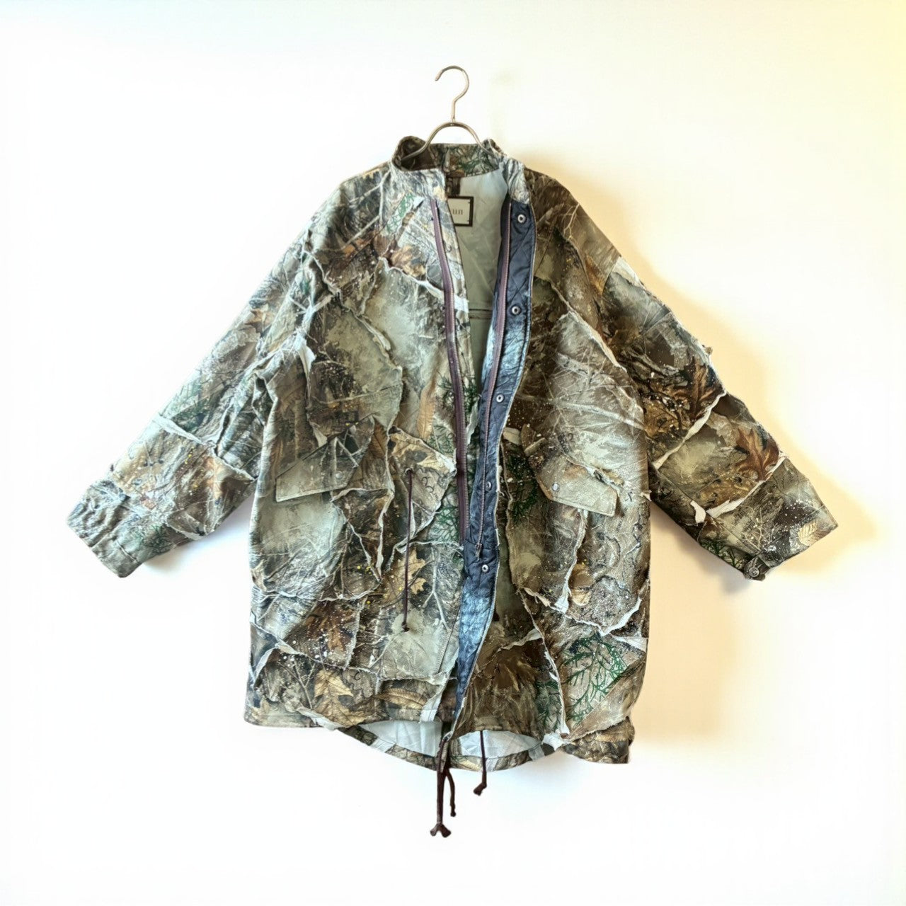 Reconstructed Camouflage Mods Coat - Vintage Military Art Piece [One-of-a-Kind]