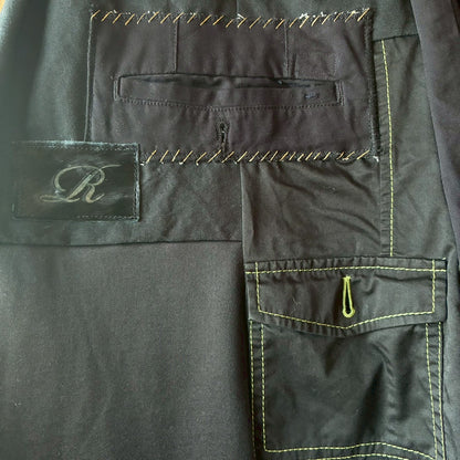 Upcycled Easy Wide Pants Reconstructed Vintage Unisex Workwear Design