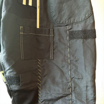 Upcycled Easy Wide Pants Reconstructed Vintage Unisex Workwear Design
