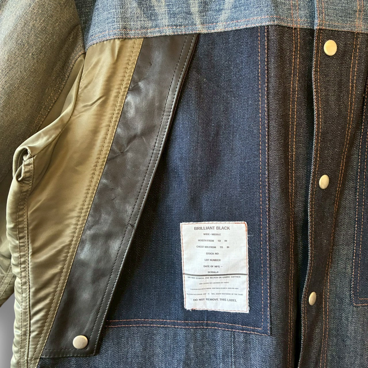 Denim Remake Jacket | Reconstructed Long Jacket | Unisex | One-of-a-Kind | OLD FLIP