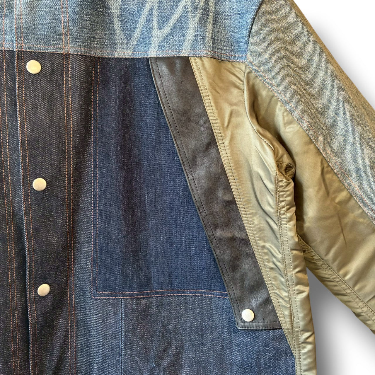 Denim Remake Jacket | Reconstructed Long Jacket | Unisex | One-of-a-Kind | OLD FLIP