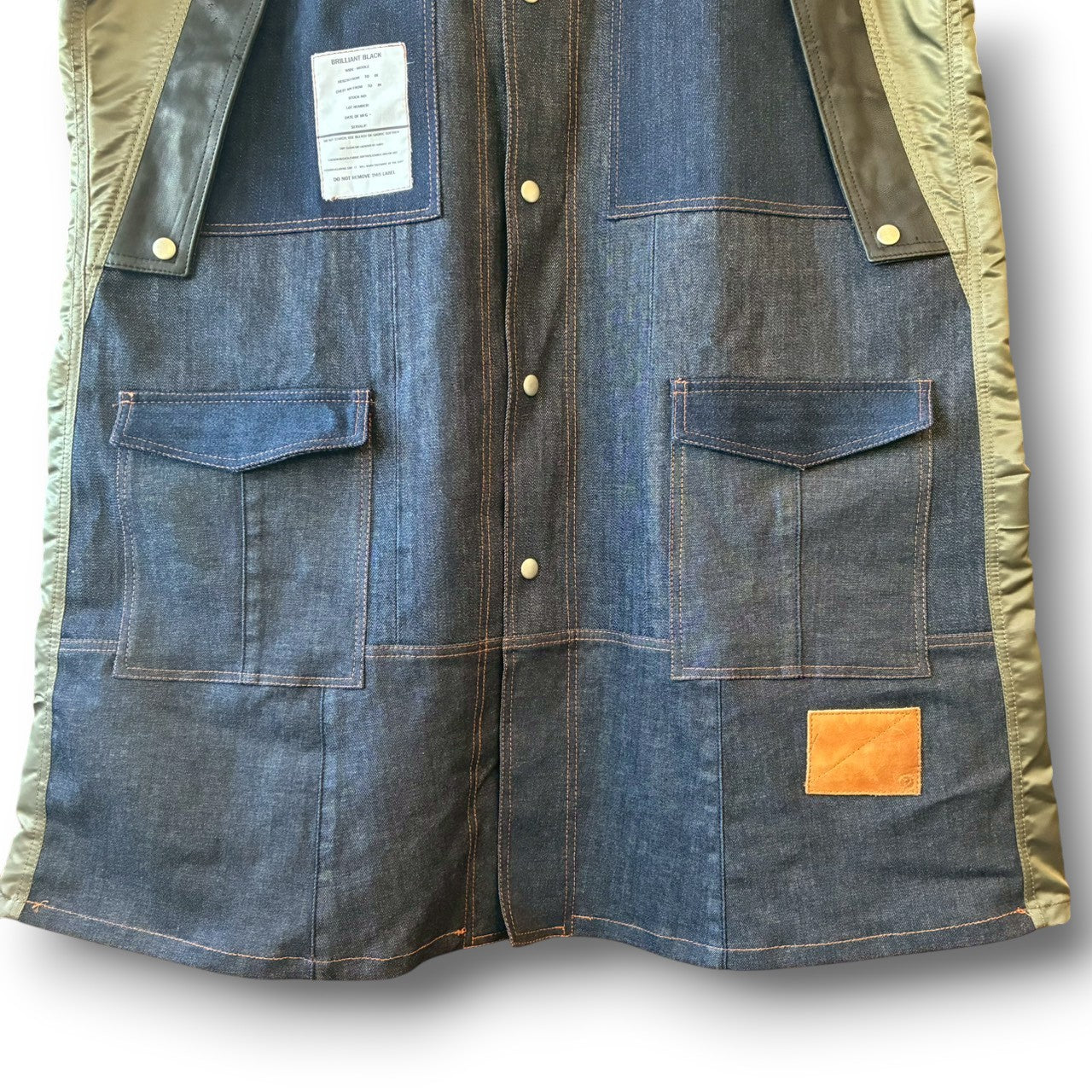 Denim Remake Jacket | Reconstructed Long Jacket | Unisex | One-of-a-Kind | OLD FLIP