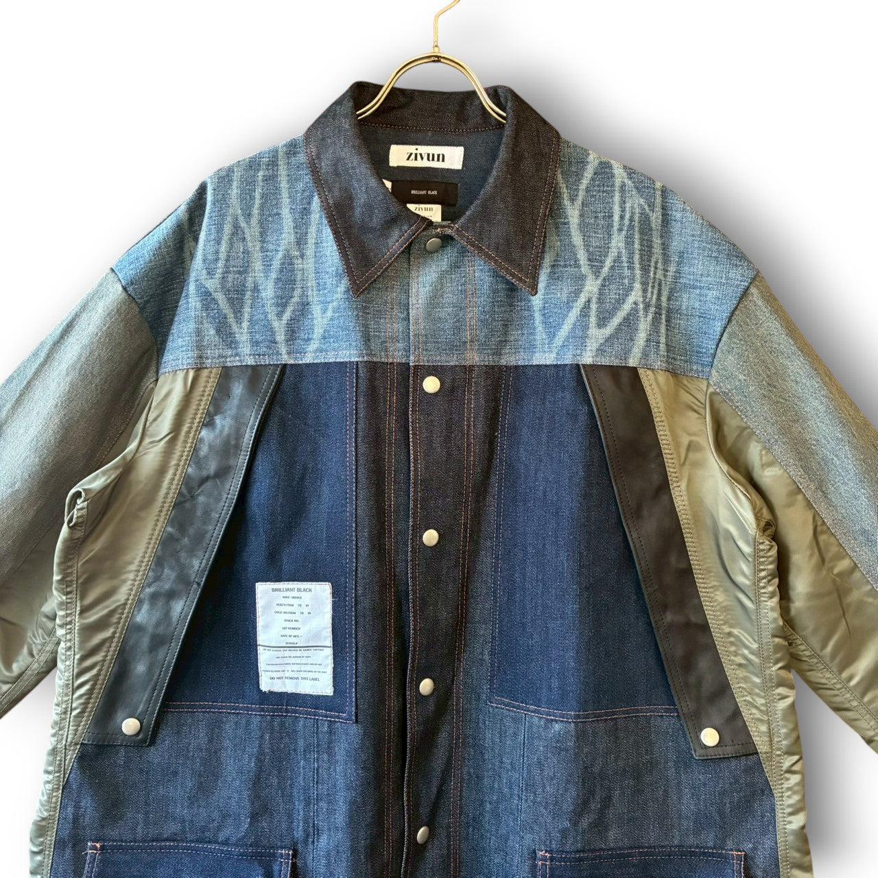 Denim Remake Jacket | Reconstructed Long Jacket | Unisex | One-of-a-Kind | OLD FLIP
