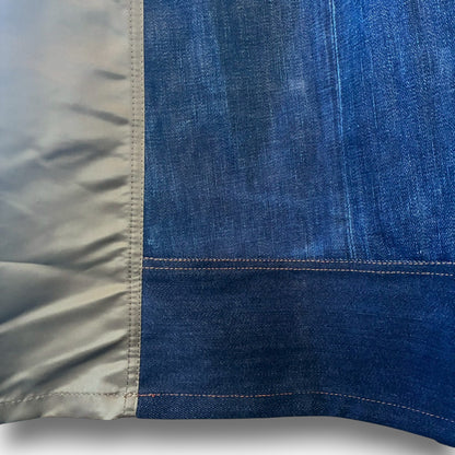 Denim Remake Jacket | Reconstructed Long Jacket | Unisex | One-of-a-Kind | OLD FLIP