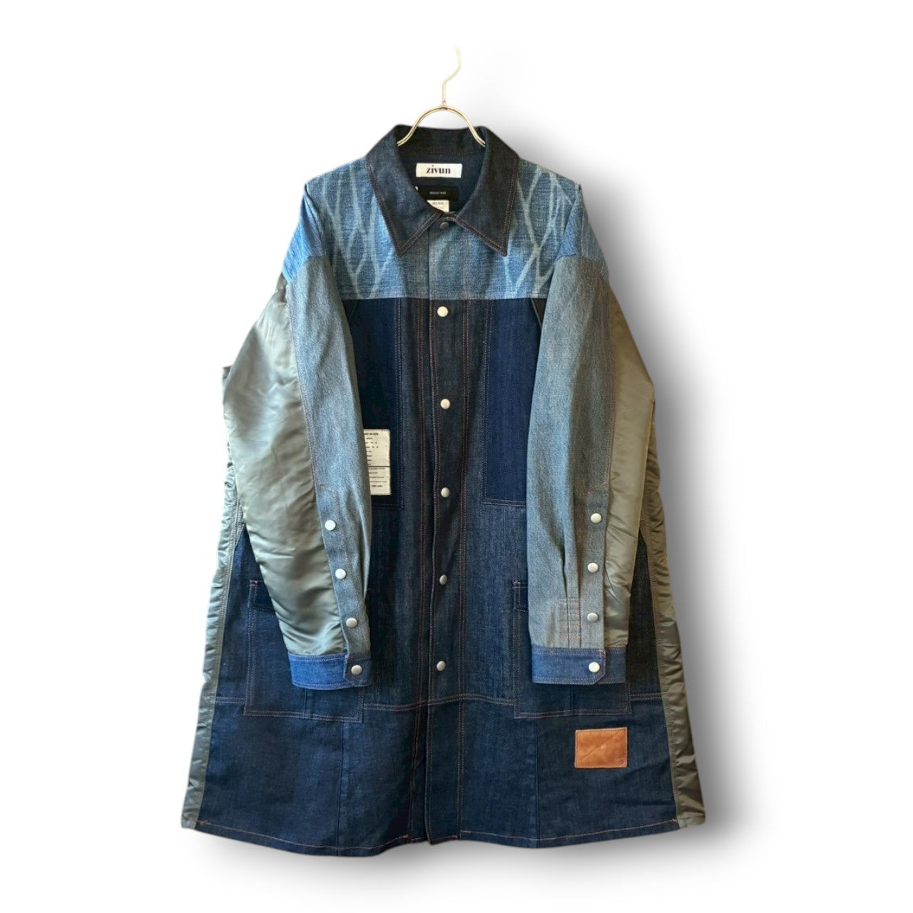 Denim Remake Jacket | Reconstructed Long Jacket | Unisex | One-of-a-Kind | OLD FLIP