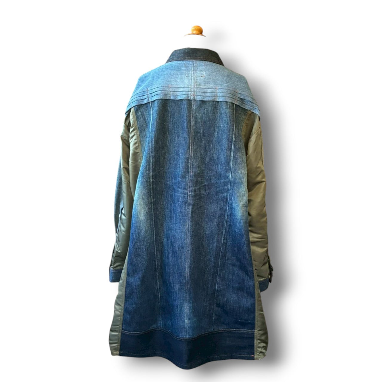 Denim Remake Jacket | Reconstructed Long Jacket | Unisex | One-of-a-Kind | OLD FLIP
