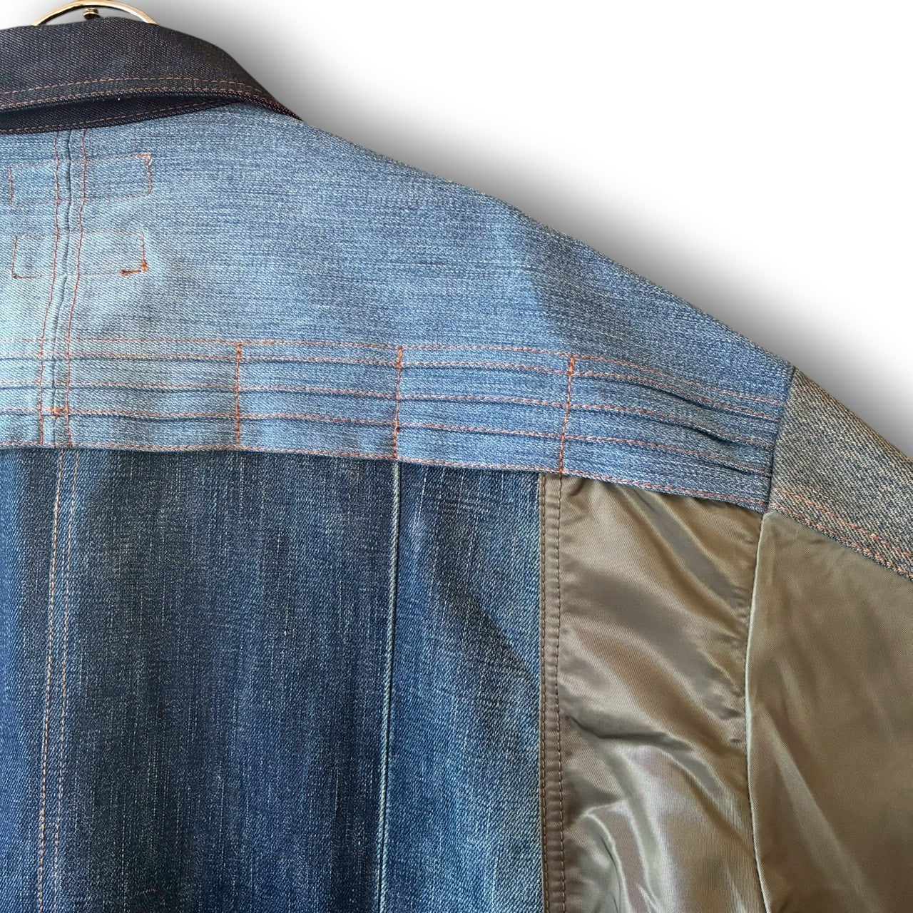 Denim Remake Jacket | Reconstructed Long Jacket | Unisex | One-of-a-Kind | OLD FLIP