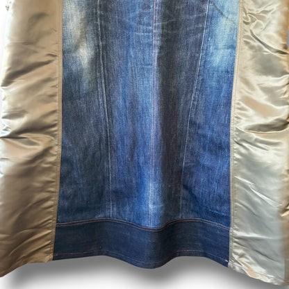 Denim Remake Jacket | Reconstructed Long Jacket | Unisex | One-of-a-Kind | OLD FLIP