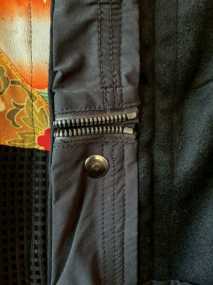 zivun by ogino Reconstructed Kimono Mods Coat | Wide Silhouette | Unisex | One-of-a-Kind | OLD FLIP