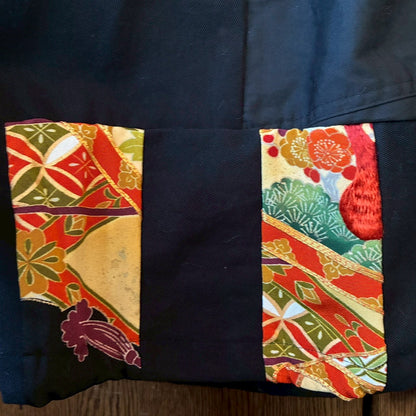 zivun by ogino Reconstructed Kimono Mods Coat | Wide Silhouette | Unisex | One-of-a-Kind | OLD FLIP