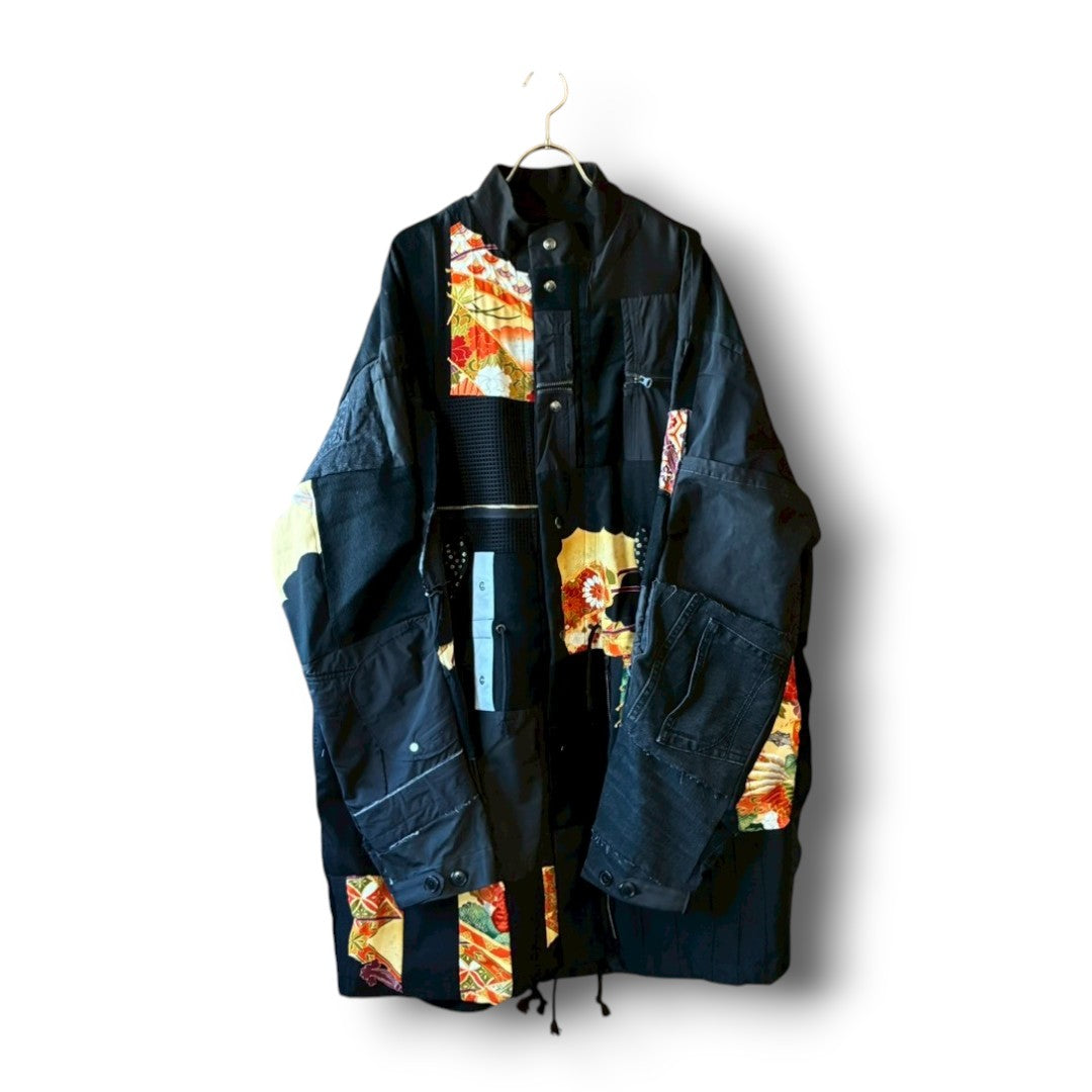 zivun by ogino Kimono Mods Coat Unisex One-of-a-Kind – OLD FLIP