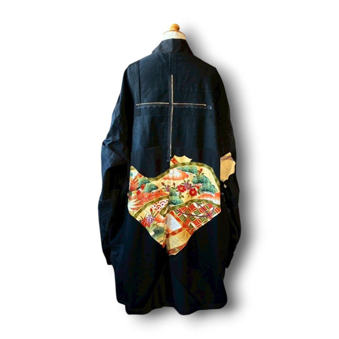 zivun by ogino Kimono Mods Coat Unisex One-of-a-Kind – OLD FLIP