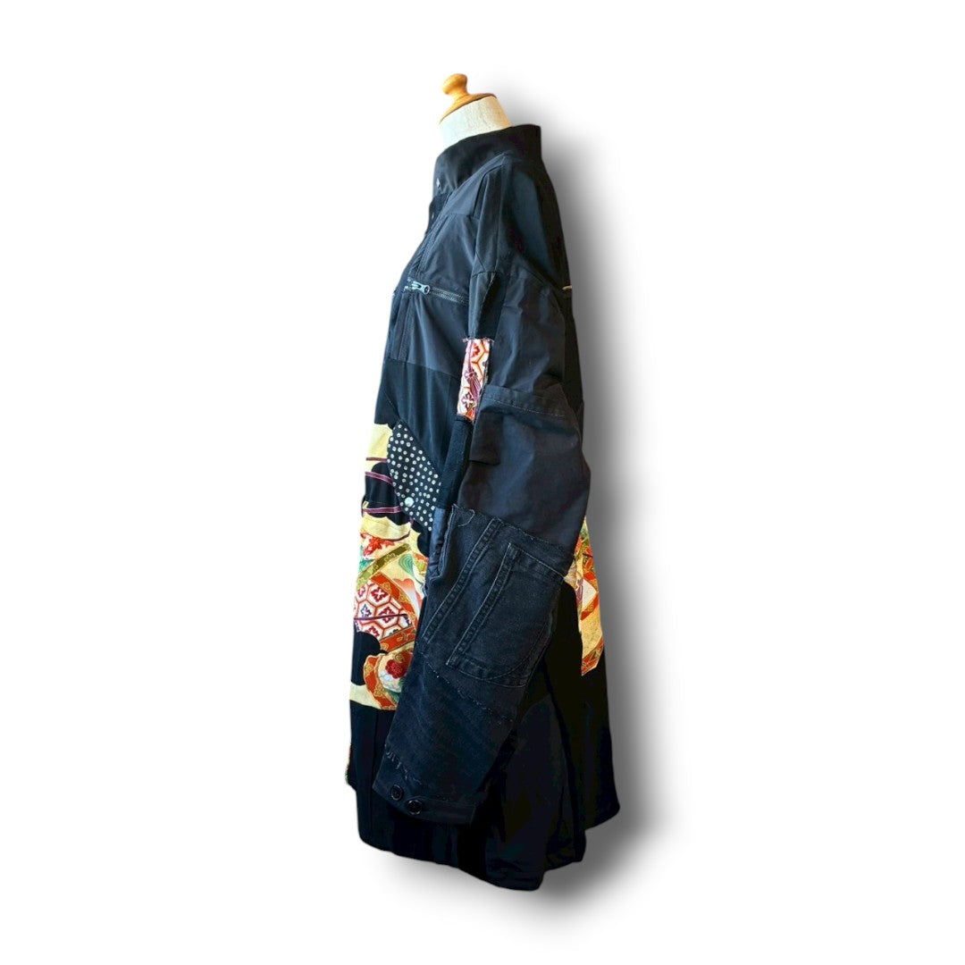 zivun by ogino Kimono Mods Coat Unisex One-of-a-Kind – OLD FLIP