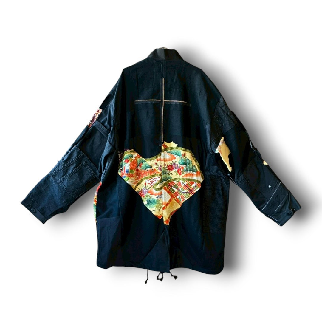 zivun by ogino Kimono Mods Coat Unisex One-of-a-Kind – OLD FLIP