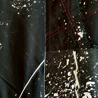 zivun by Kubo Reconstructed Kimono Mods Coat | Long Silhouette | Unisex | One-of-a-Kind | OLD FLIP