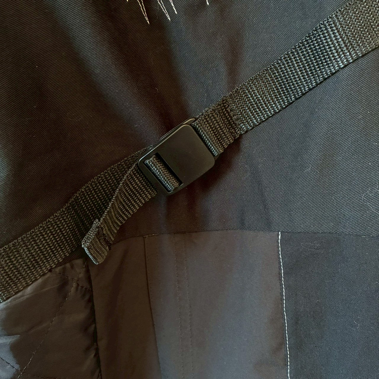 zivun by ogino Reconstructed Kimono Tuck Pants | Black Patchwork | One-of-a-Kind | OLD FLIP