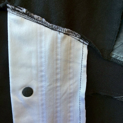 zivun by ogino Reconstructed Kimono Tuck Pants | Black Patchwork | One-of-a-Kind | OLD FLIP